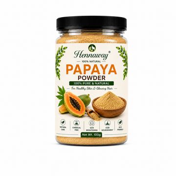 Hennaway 100% Natural Papaya Powder for Skin & Hair | 100g