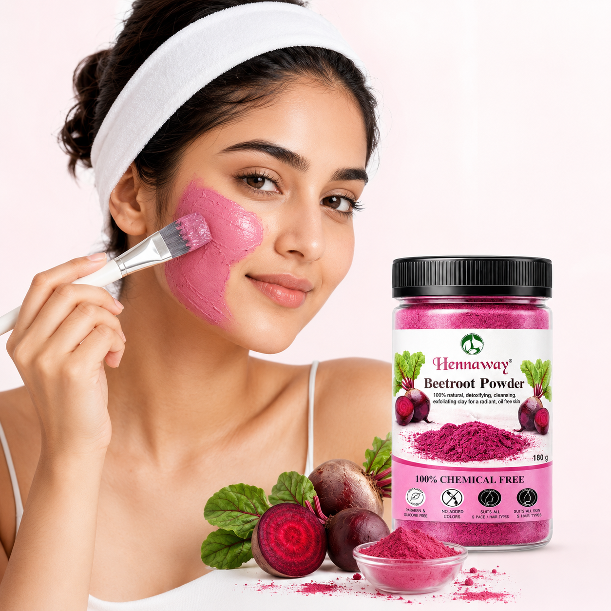 Hennaway Beetroot Powder Face Pack 100gm